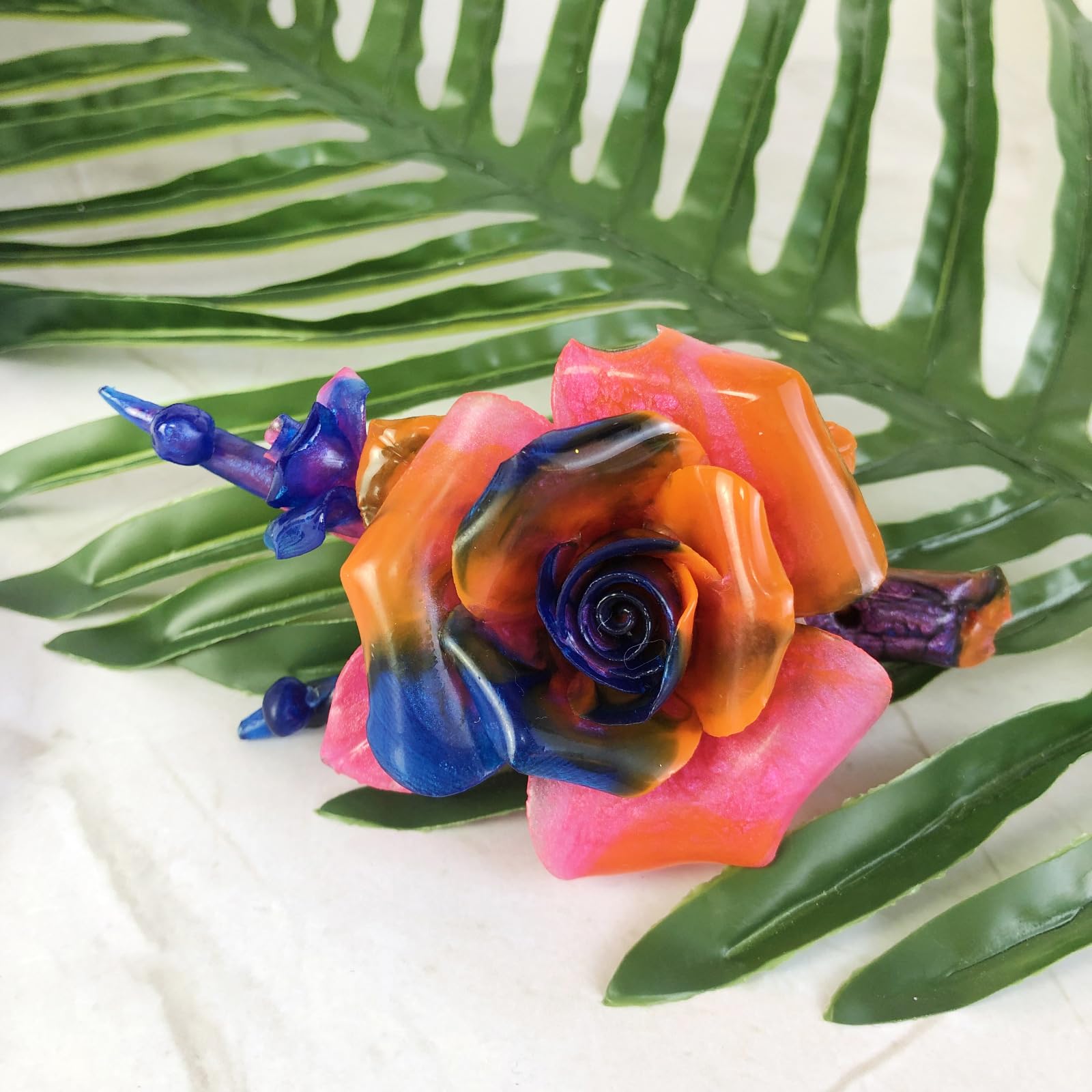 Amazon.co.jp: YZYDF 3Dローズキャンドルモールド ローズフラワー樹脂